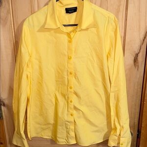 Foxcroft Sunny Yellow Button Down Shirt